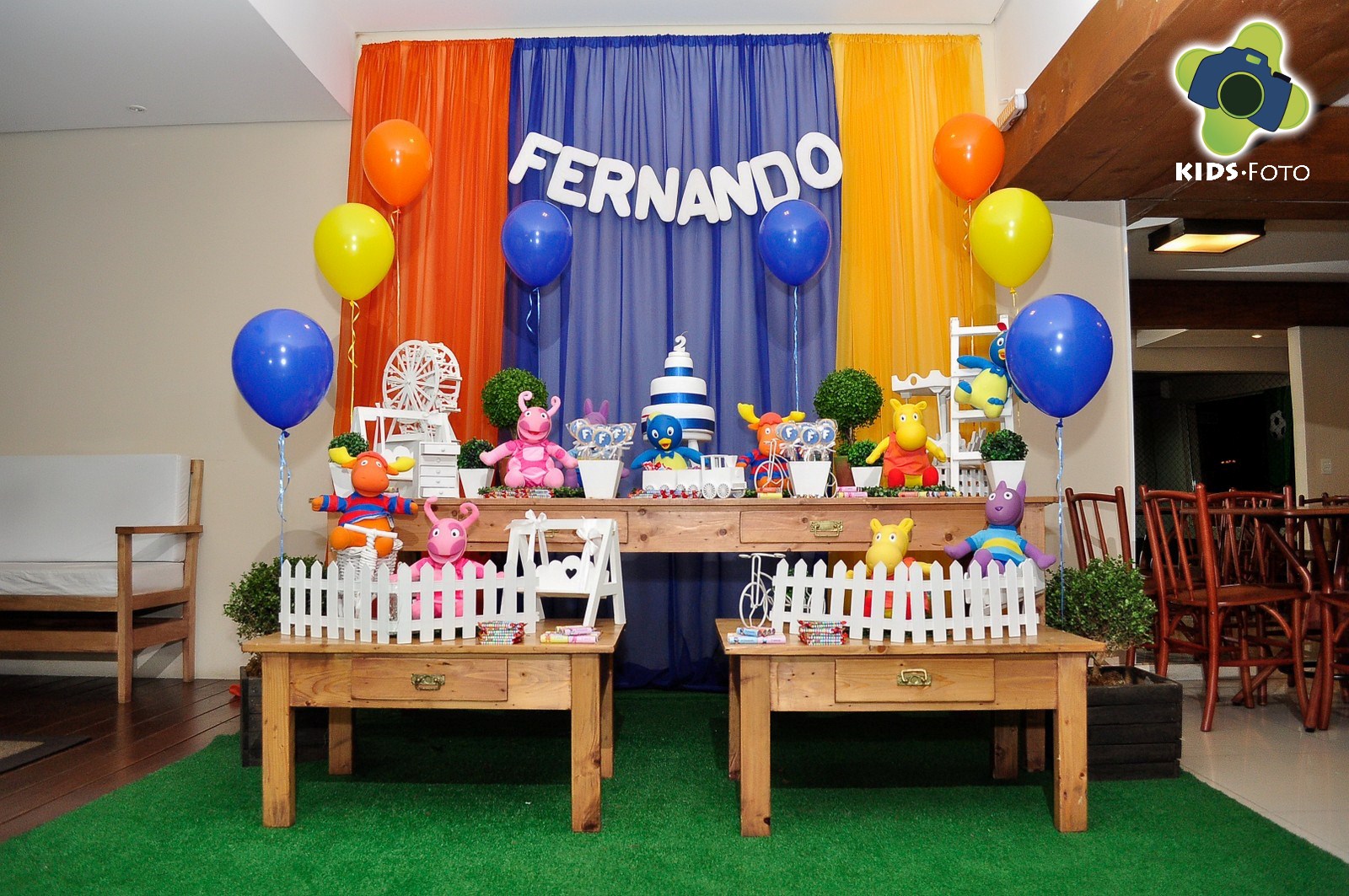 Festa de aniversário de 2 anos do Fernando, realizada na Kids Choise, por Kids Foto