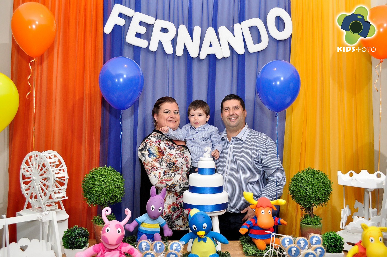 Festa de aniversário de 2 anos do Fernando, realizada na Kids Choise, por Kids Foto