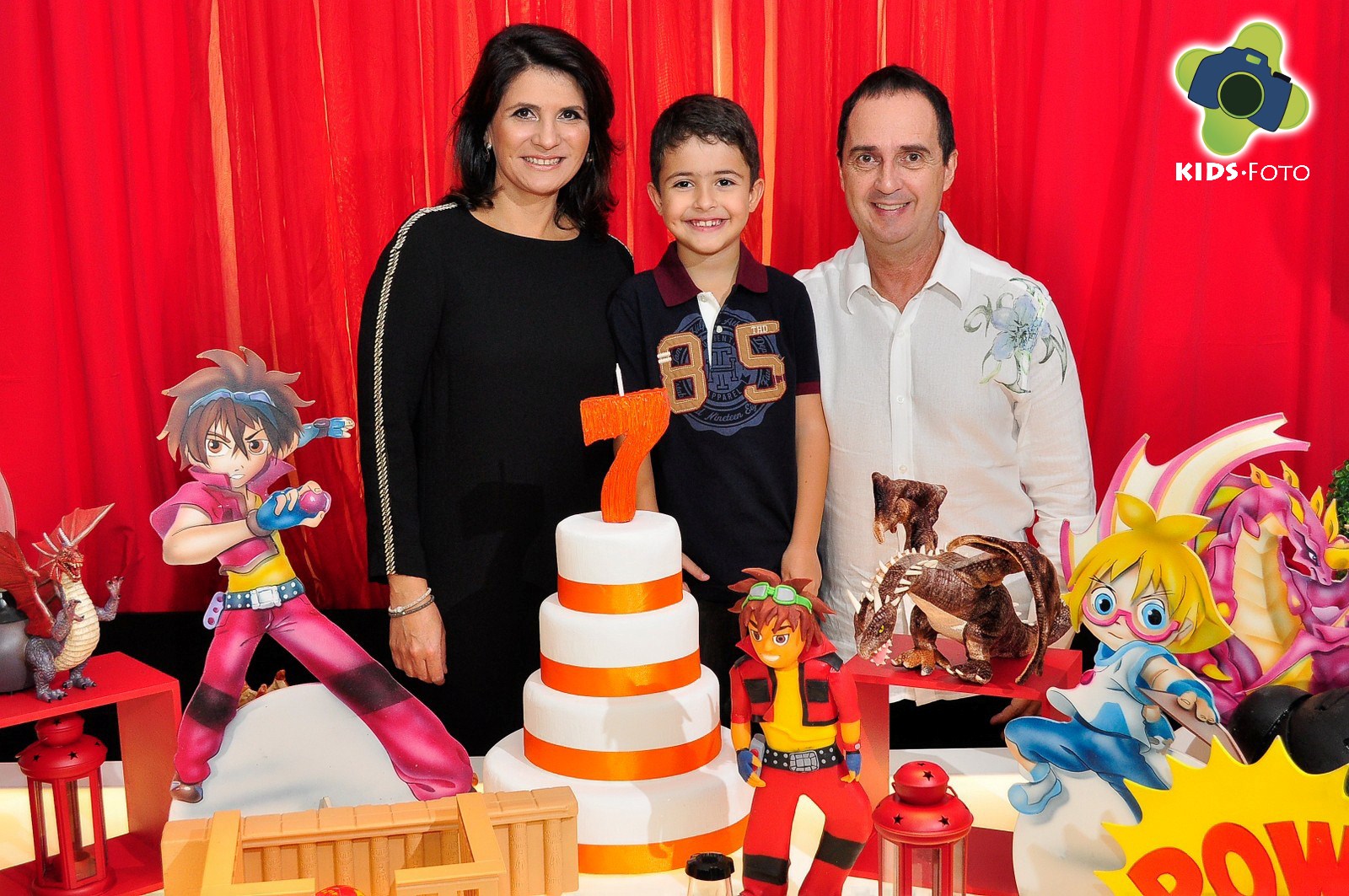 Festa de aniversário de 7 anos do Gustavo, realizada na Rola Festa, por Kids Foto