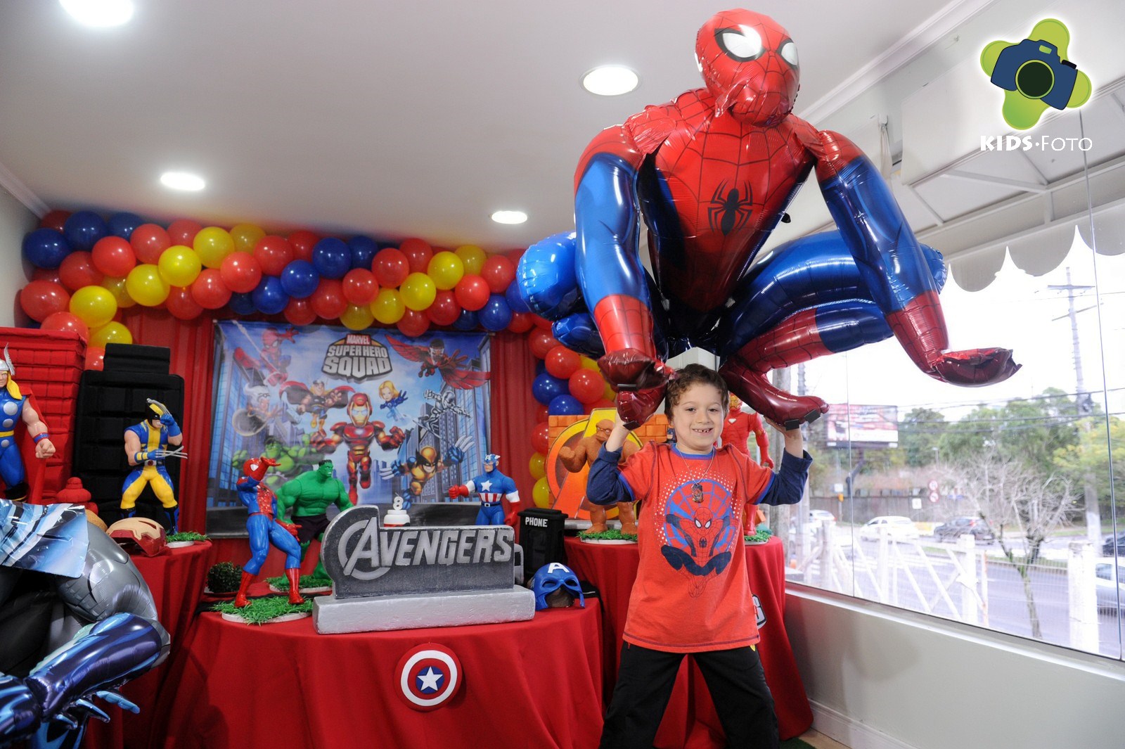 Festa de aniversário de 8 anos do Lucas, realizada no Brincalhão, por Kids Foto